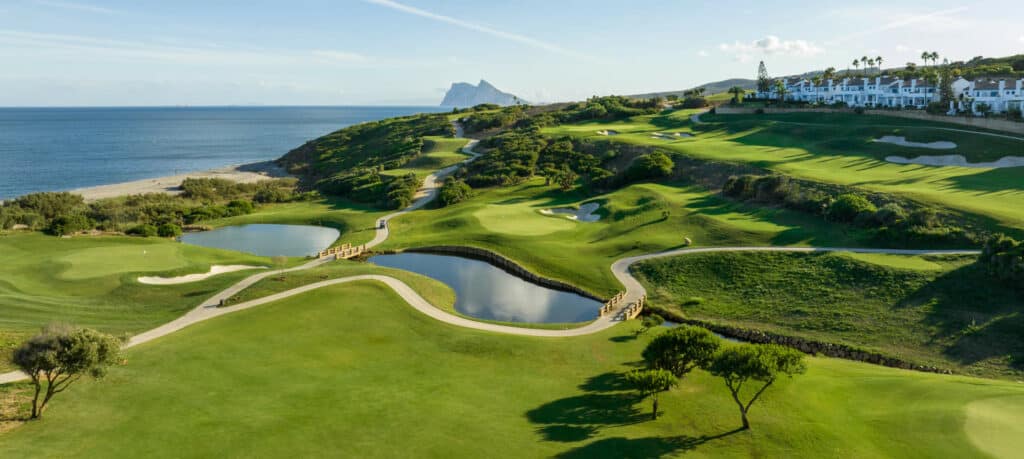 Vista de Gibraltar desde Links Course en La Hacienda