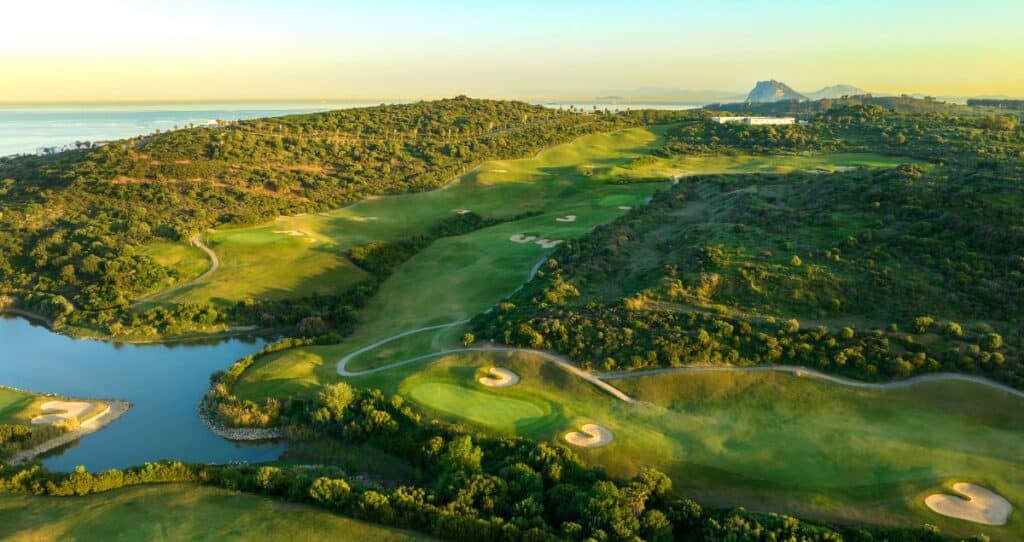 heathland-course-lahaciendagolf Vistas panorámicas del campo Heathland en La Hacienda Golf